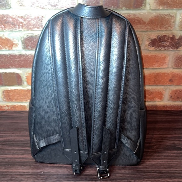 Mario Valentino Leather Backpack - Picture 2 of 7